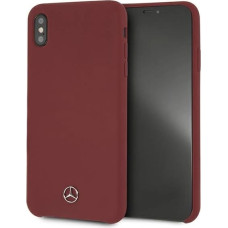 Mercedes MEHCI65SILRE iPhone Xs Max czerwony/red hardcase Silicone Line