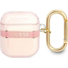 Guess GUA2HHTSP AirPods cover pink/pink Strap Collection