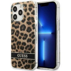 Guess GUHCP13LHSLEOW iPhone 13 Pro / 13 6.1" brown/brown hardcase Leopard