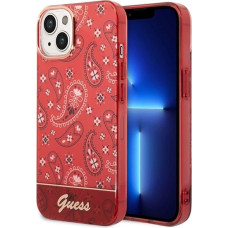 Guess GUHCP14MHGBNHR iPhone 14 Plus 6.7" red/red hardcase Bandana Paisley