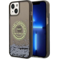 Karl Lagerfeld Liquid Glitter RSG case for iPhone 14 Plus - black