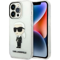 Karl Lagerfeld Ikonik Karl case for iPhone 14 Pro Max - transparent