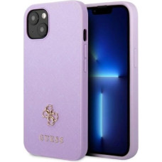 Guess GUHCP13MPS4MU iPhone 13 6.1" purple/purple hardcase Saffiano 4G Small Metal Logo