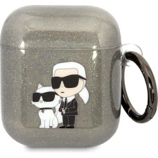 Karl Lagerfeld KLA2HNKCTGK Airpods 1/2 cover black/black Gliter Karl&Choupette