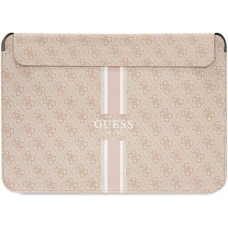 Guess 4G Printed Stripes cover for a 14" laptop - pink