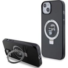 Karl Lagerfeld KLHMP15MHMRSKCK iPhone 15 Plus 6.7"black/black hardcase Ring Stand Karl&Choupette MagSafe