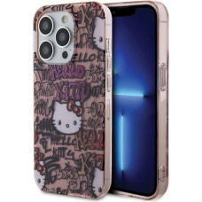 Hello Kitty IML Tags Graffiti case for iPhone 14 Pro - pink