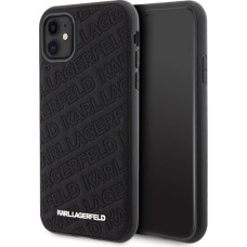 Karl Lagerfeld Quilted K Pattern case for iPhone 11 / Xr - black