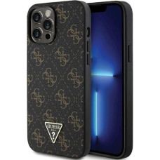 Guess 4G Triangle Metal Logo case for iPhone 13 Pro Max - black