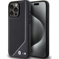 BMW Perforated Twisted Line MagSafe case for iPhone 15 Pro - black