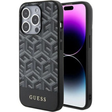 Guess GCube Stripes MagSafe case for iPhone 15 Pro Max - black