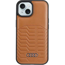 Audi Synthetic Leather case with MagSafe for iPhone 15 / 14 / 13 - brown