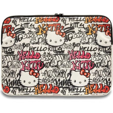 Hello Kitty PU Metal Logo case for a 14" laptop - beige