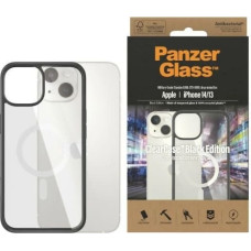 Panzerglass ClearCase case with MagSafe antibacterial for iPhone 14 / 15 / 13 - transparent and black