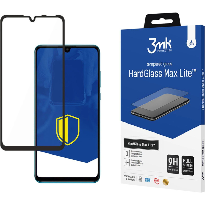 3Mk Protection 9H 3mk HardGlass Max Lite™ glass on Huawei P30 Lite