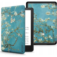 Tech-Protect SmartCase for Kindle Paperwhite V / 5 / Signature Edition - Blue with Sakura Flowers