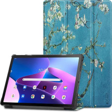 Tech-Protect SmartCase for Lenovo Tab M10 Plus (3rd gen.) 10.6" TB-125 / TB-128 - blue with sakura flowers