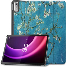 Tech-Protect SmartCase for Lenovo Tab P11 (2nd gen.) 11.5" TB-350 - blue with sakura flowers