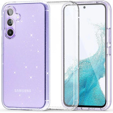 Tech-Protect FlexAir Hybrid Case for Samsung Galaxy S23 FE - Clear-Glitter