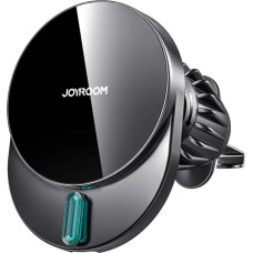 Joyroom JR-ZS409 magnetic holder with 15W inductive charger for car air vent - black