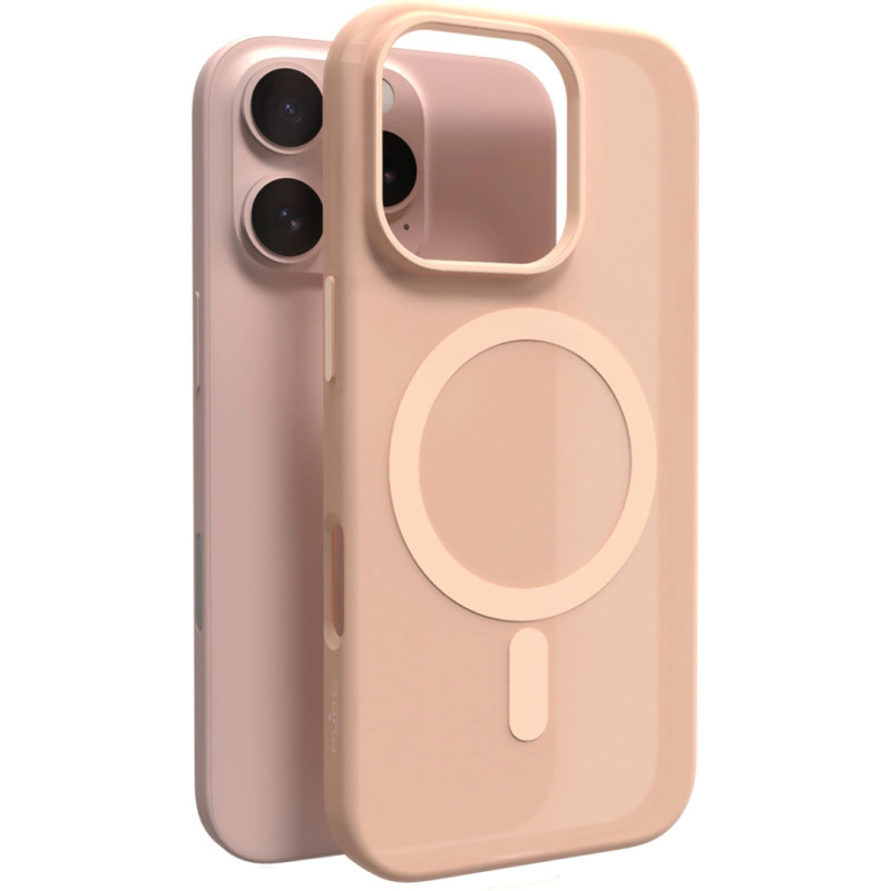 Puro Daylight MagSafe Silicone Case for iPhone 16 Pro Max - Beige