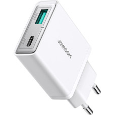 Joyroom JR-TCF14 20W USB-A USB-C Super Slim Wall Charger - White