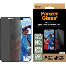 Panzerglass Privacy Screen Protector iPhone 16 Plus 6.7" Ultra-Wide Fit P2863