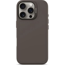 Decoded AntiMicrobial Silicone Stacks Backcover with MagSafe for iPhone 16 Pro - Dark Brown