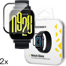 Wozinsky Full Glue Tempered Glass for Xiaomi Redmi Watch 4 (2 pcs.)