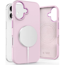 Tech-Protect Silicone PU MagSafe iPhone 16 Case - Pink