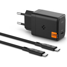 Spigen ArcStation Pro Charger + USB-C 65-W Cable - Black