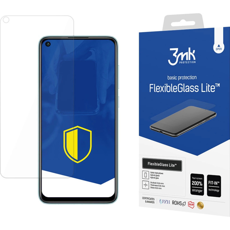 3Mk Protection 3mk FlexibleGlass Lite™ hybrid glass on Xiaomi Redmi Note 9 4G