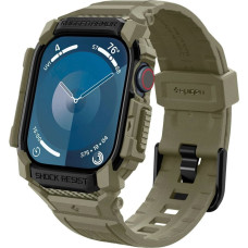 Spigen Rugged Armor ”Pro” Strap for Apple Watch 10 (46MM) - Green