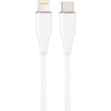 Gembird Kabelis Gembird Premium silicon 8-pin Male - USB Type-C Male 1.5m White