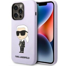 Karl Lagerfeld KLHCP14XSNIKBCU iPhone 14 Pro Max 6.7" hardcase purple/purple Silicone Ikonik