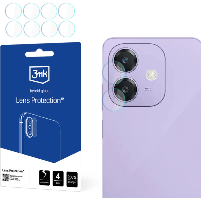 3Mk Protection Szkło na obiektyw aparatu 3mk Lens Protection na Oppo A3 4G