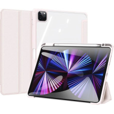 Dux Ducis Toby Armored Flip Smart Case for iPad Air 2020/2022 with Apple Pencil Holder Pink