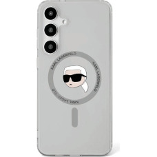 Karl Lagerfeld Etui Karl Lagerfeld Button Karl Head Printed Logo MagSafe Samsung Galaxy S25 czarny