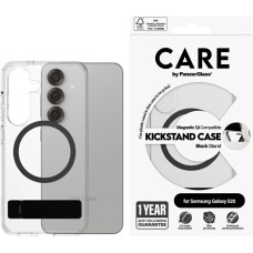 Panzerglass CARE by PanzerGlass Feature Black Kickstand & QI Case for Samsung Galaxy S25 - Transparent