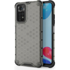 Hurtel Honeycomb case armored cover with a gel frame for Xiaomi Redmi Note 11S / Note 11 black