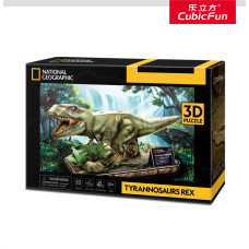 Cubic Fun National Geographic 3D Puzle Tiranozaurs Rekss