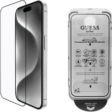 Guess BP Rhinestone 2in1 Screen Protector and Camera Lens Set for iPhone 16 Pro Max - Gold