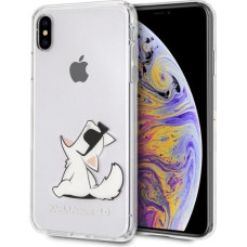 Karl Lagerfeld Choupette Fun iPhone Xs Max Case - Transparent