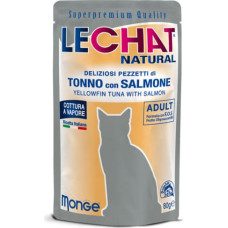 Lechat Natural pouches Tuna with Salmon 80 g - barība kaķiem