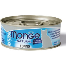 Monge Natural acqua Atlantic Tuna 80 g - konservi kaķiem