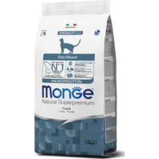 Monge Sterilised  Monoprotein Trout 1,5 kg - barība kaķiem