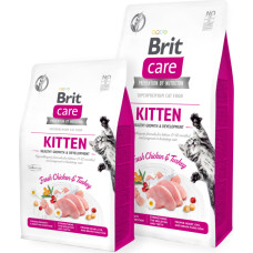 Brit Care Cat GF Kitten Healthy Growth & Development 7 kg barība kaķiem