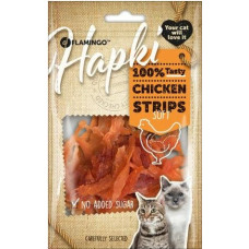 Flamingo gardums kaķiem HAPKI CHICK'N Soft Strip 85g