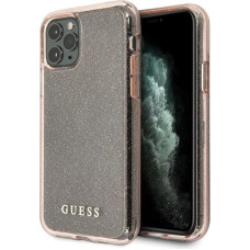 Guess GUHCN65PCGLPI iPhone 11 Pro Max pink/pink hard case Glitter