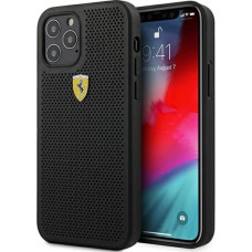 Ferrari FESPEHCP12MBK iPhone 12/12 Pro 6.1" black/black hardcase On Track Perforated